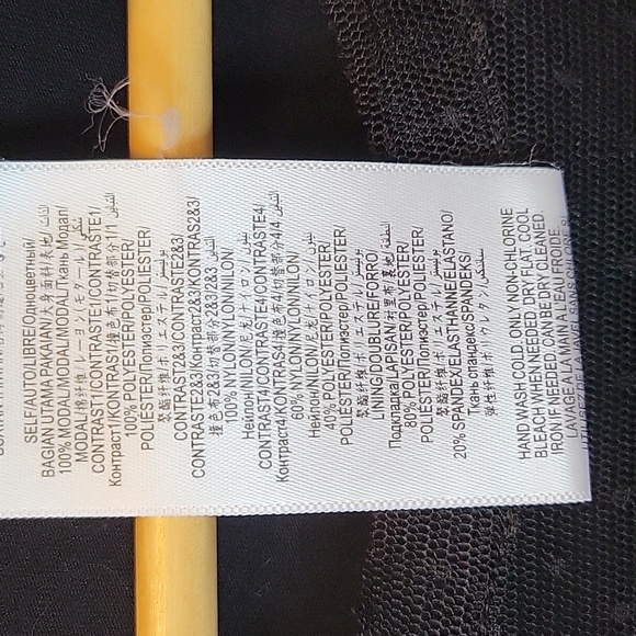 BCBGMaxAzria Lace Top - Black - Picture 5 of 6